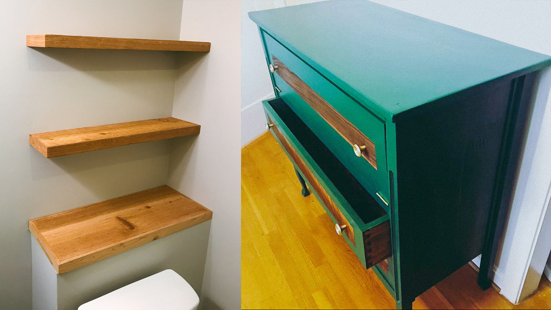 Dresser Shelving Custom